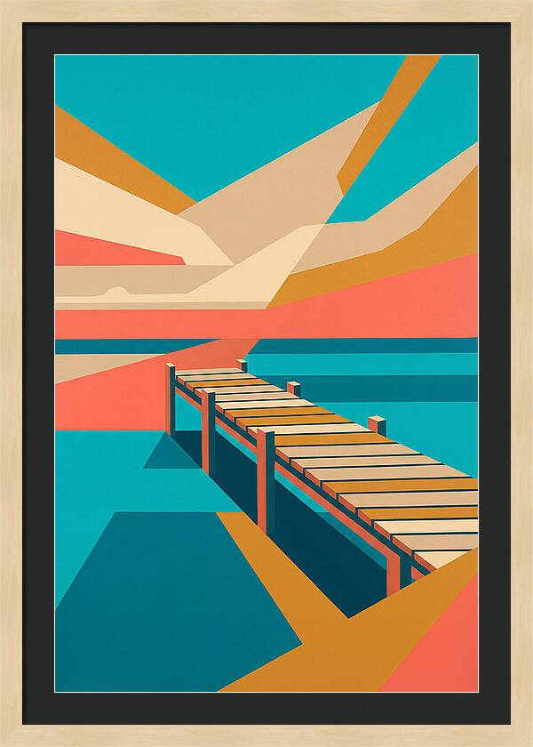 Tranquil Moments On The Pier