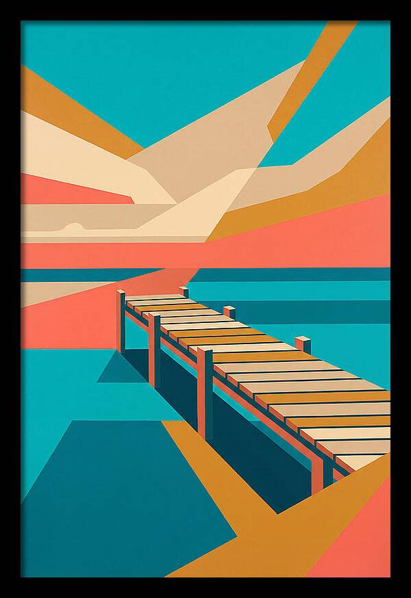 Tranquil Moments On The Pier