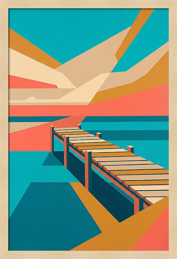 Tranquil Moments On The Pier