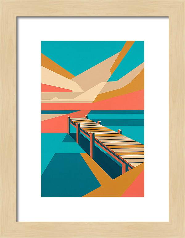 Tranquil Moments On The Pier