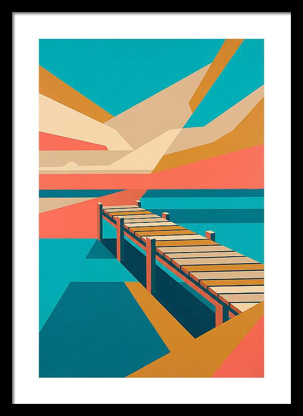 Tranquil Moments On The Pier