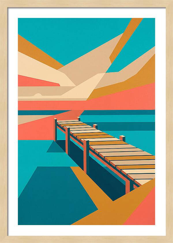 Tranquil Moments On The Pier