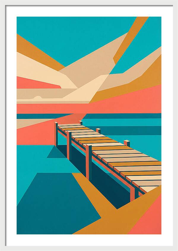 Tranquil Moments On The Pier