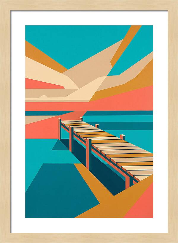 Tranquil Moments On The Pier