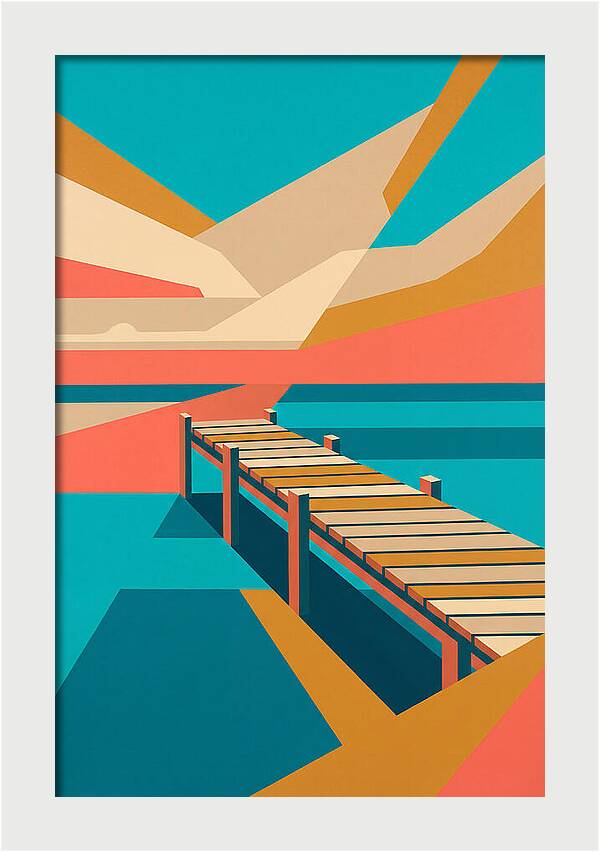 Tranquil Moments On The Pier