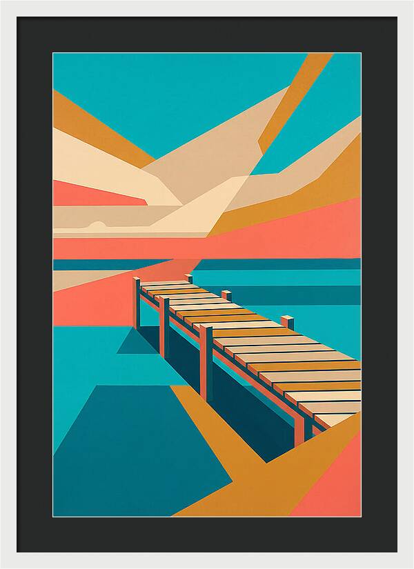 Tranquil Moments On The Pier
