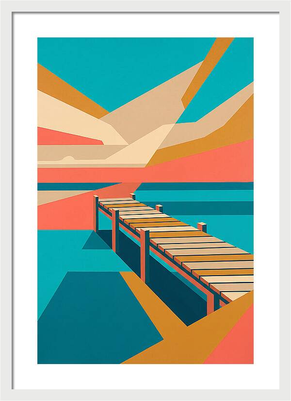 Tranquil Moments On The Pier