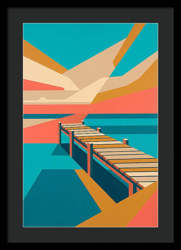 Tranquil Moments On The Pier