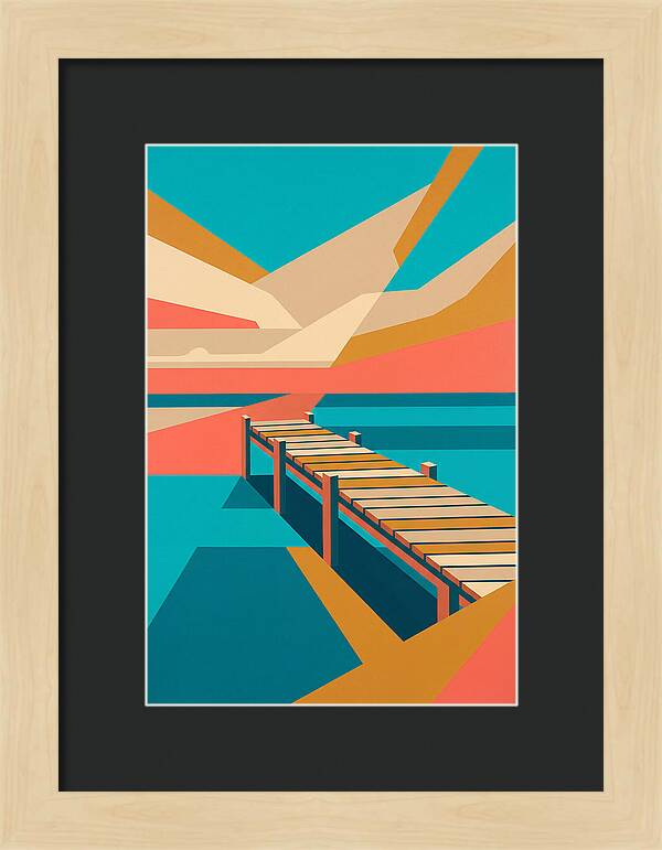 Tranquil Moments On The Pier