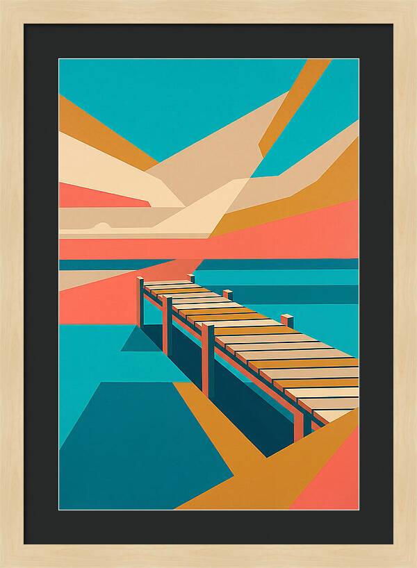 Tranquil Moments On The Pier