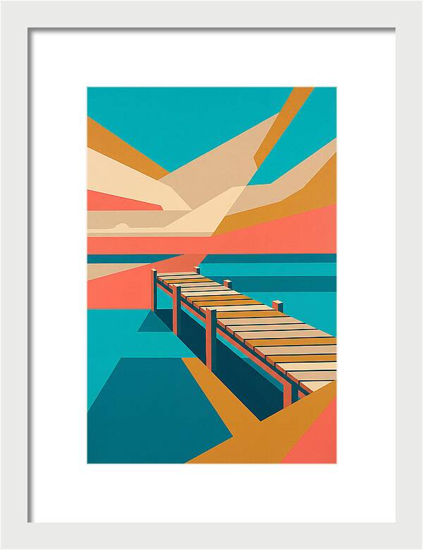 Tranquil Moments On The Pier