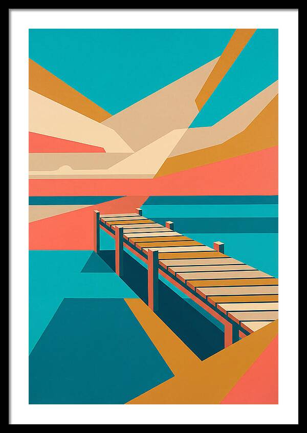 Tranquil Moments On The Pier