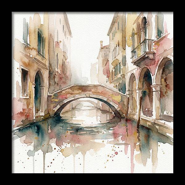 Tranquil Moments On The Venetian Bridge
