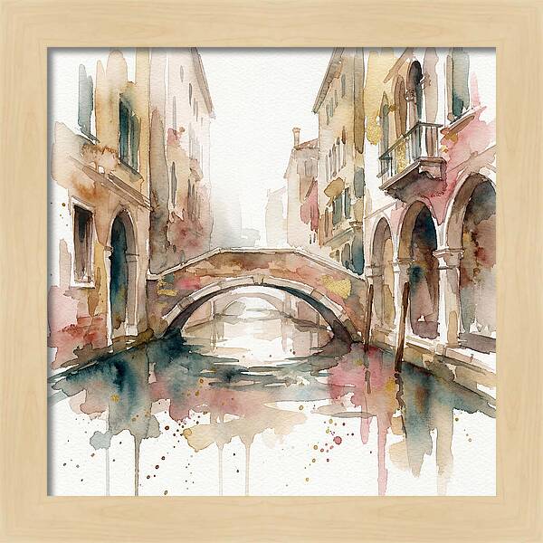 Tranquil Moments On The Venetian Bridge