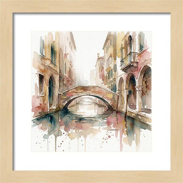 Tranquil Moments On The Venetian Bridge