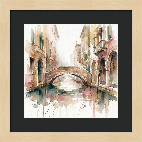 Tranquil Moments On The Venetian Bridge