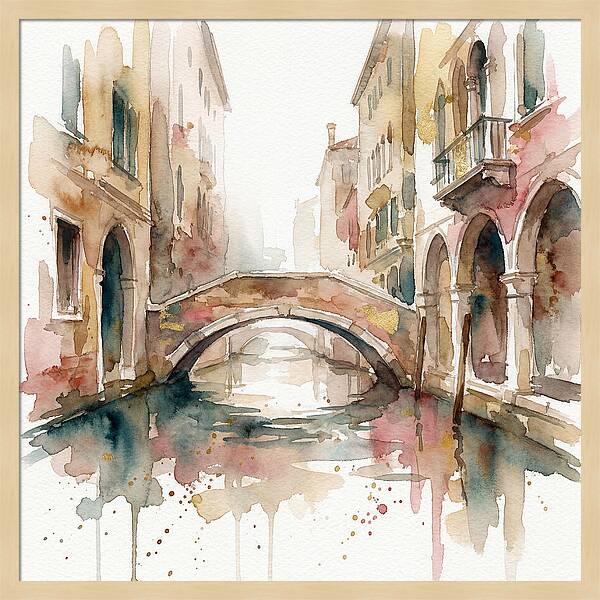 Tranquil Moments On The Venetian Bridge