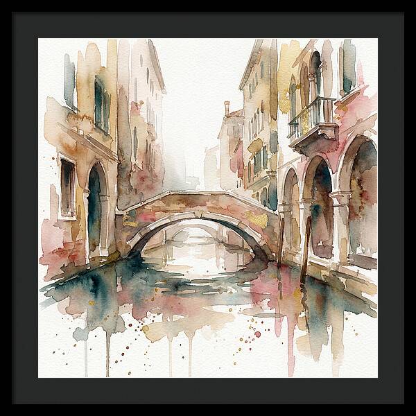 Tranquil Moments On The Venetian Bridge
