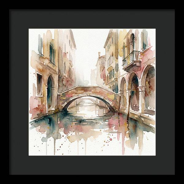 Tranquil Moments On The Venetian Bridge