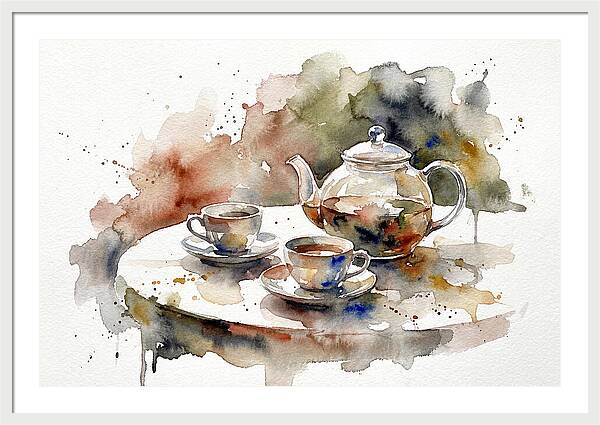 Tranquil Moments Over Tea