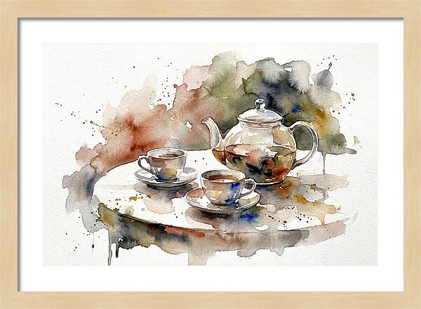 Tranquil Moments Over Tea