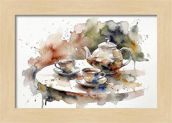 Tranquil Moments Over Tea
