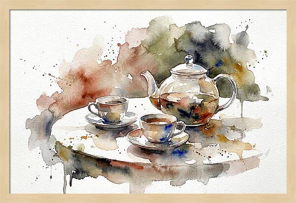 Tranquil Moments Over Tea