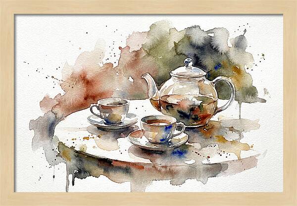 Tranquil Moments Over Tea