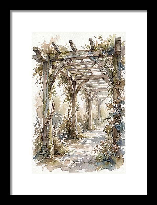 Tranquil Moments Under Pergola