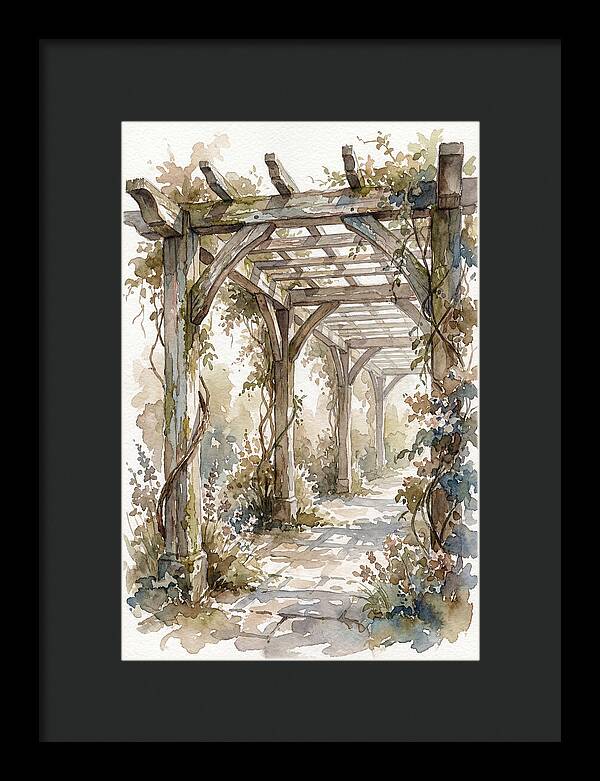 Tranquil Moments Under Pergola