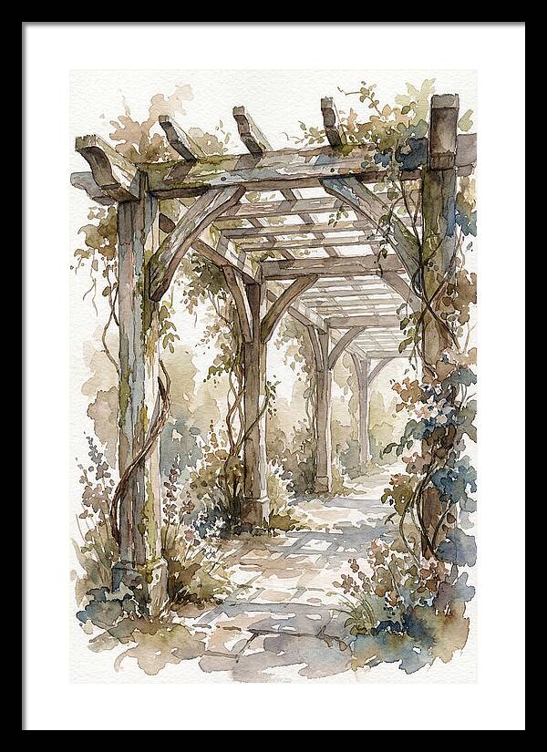 Tranquil Moments Under Pergola