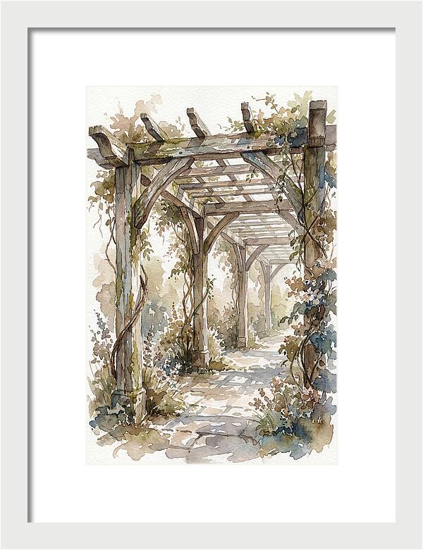 Tranquil Moments Under Pergola