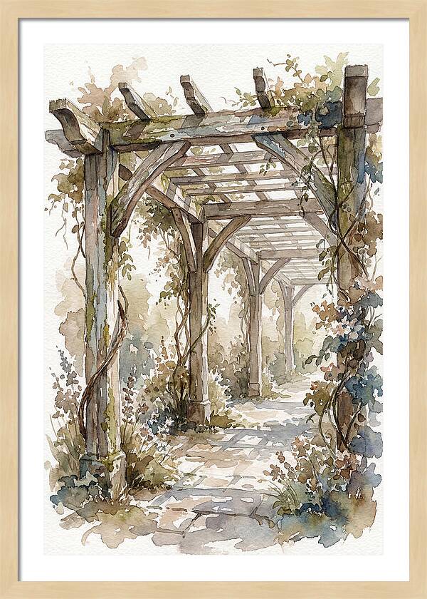 Tranquil Moments Under Pergola