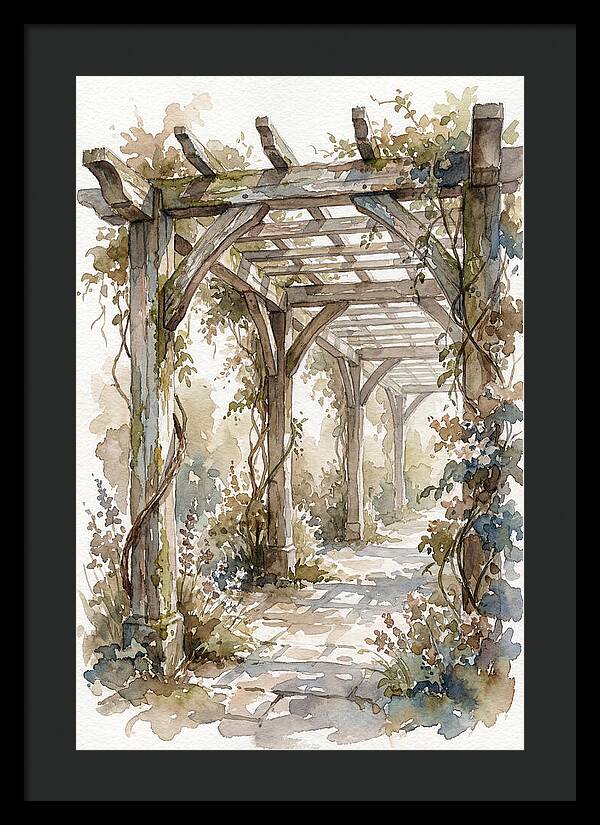 Tranquil Moments Under Pergola