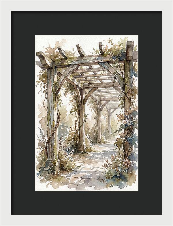 Tranquil Moments Under Pergola