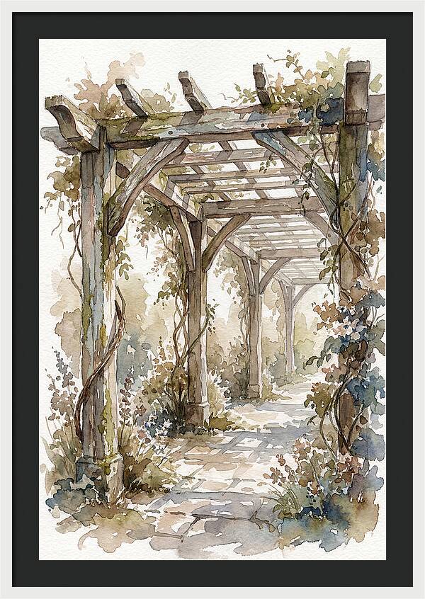 Tranquil Moments Under Pergola