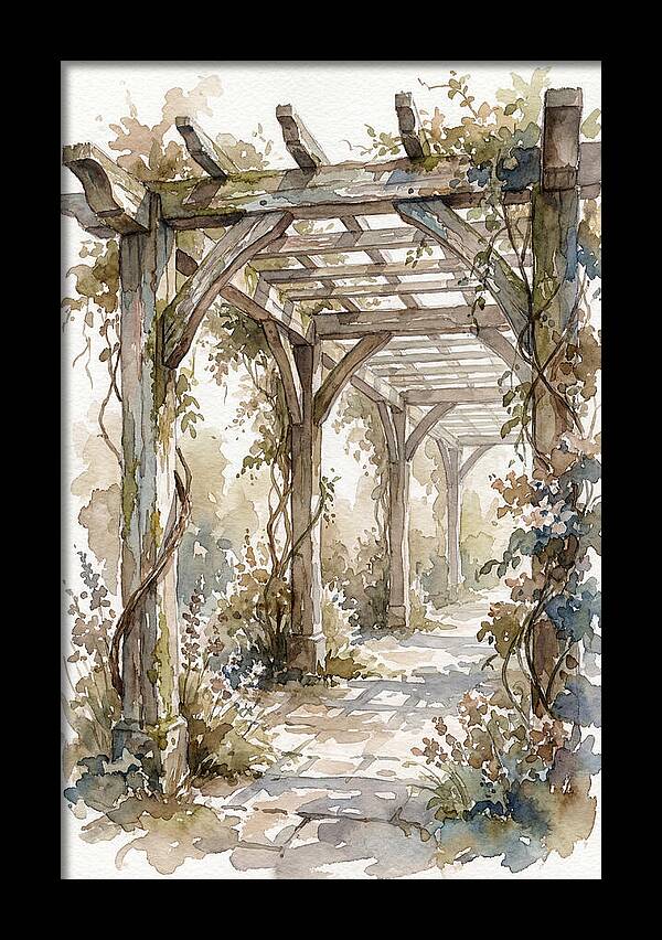 Tranquil Moments Under Pergola