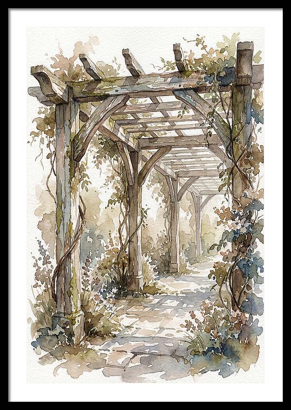 Tranquil Moments Under Pergola