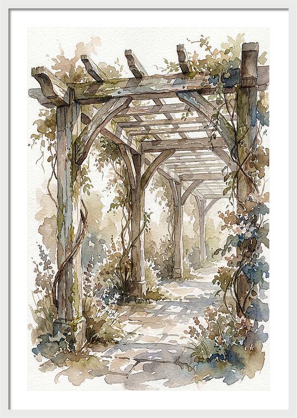 Tranquil Moments Under Pergola
