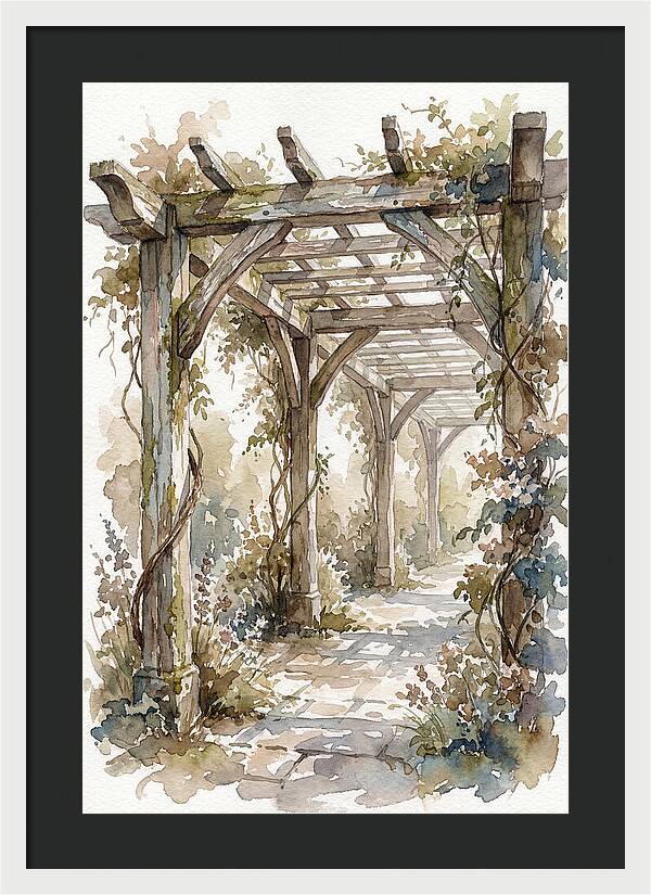 Tranquil Moments Under Pergola