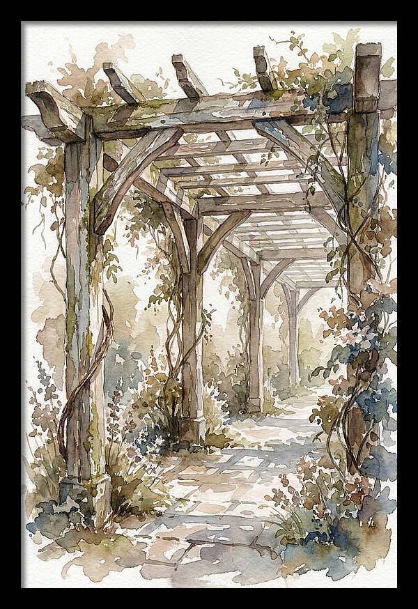 Tranquil Moments Under Pergola