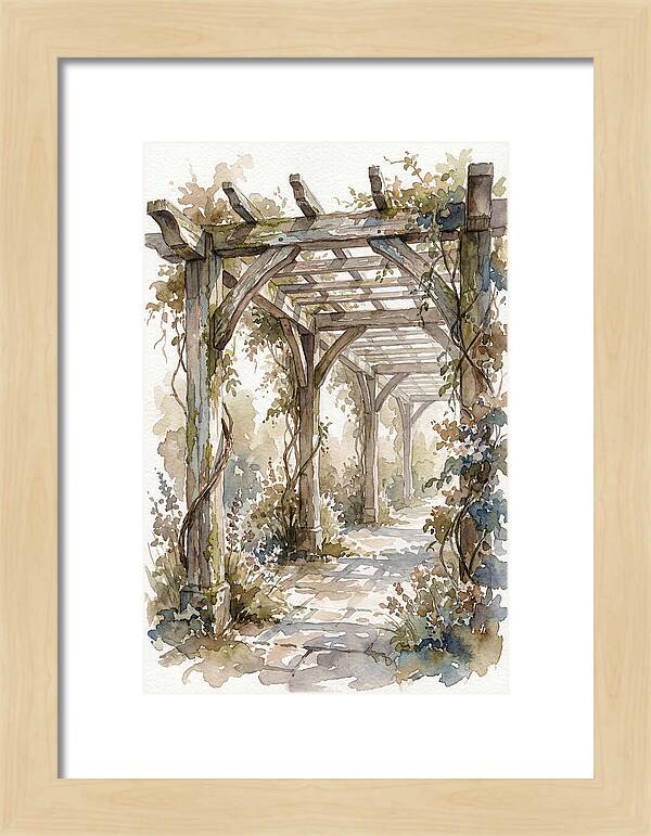 Tranquil Moments Under Pergola
