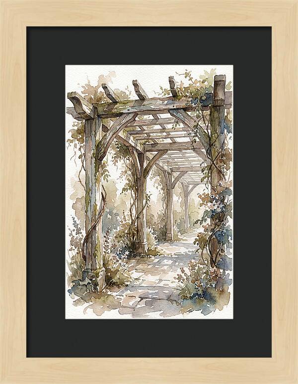 Tranquil Moments Under Pergola