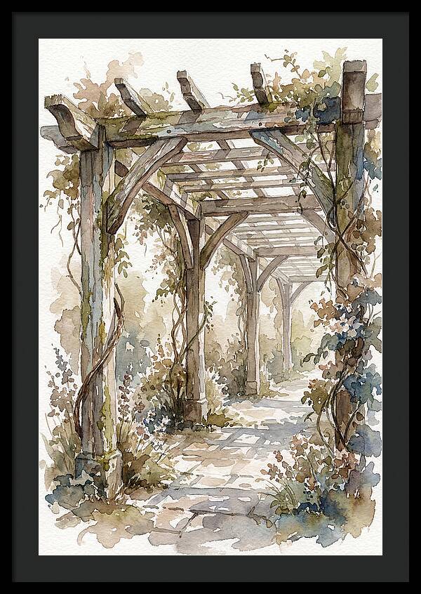 Tranquil Moments Under Pergola