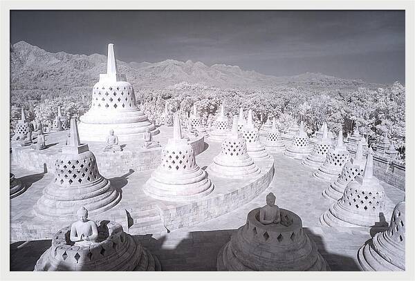 Tranquil Morning At Borobudur