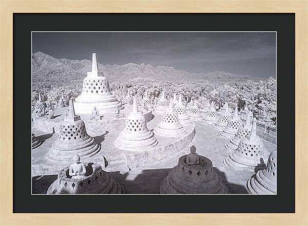 Tranquil Morning At Borobudur