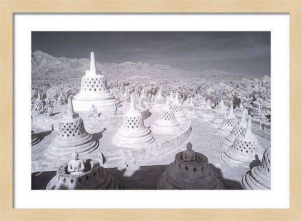 Tranquil Morning At Borobudur