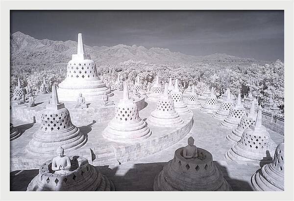 Tranquil Morning At Borobudur