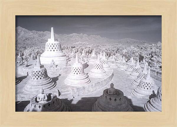 Tranquil Morning At Borobudur