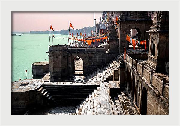 Tranquil Mornings At Varanasi Ghats